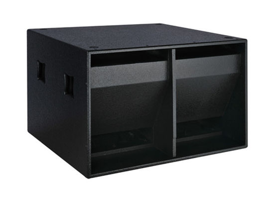 Nachtclub 1000 Watt Subwoofer-Audioprosprecher 15" X2 4" SPRACHspule Lieferant 