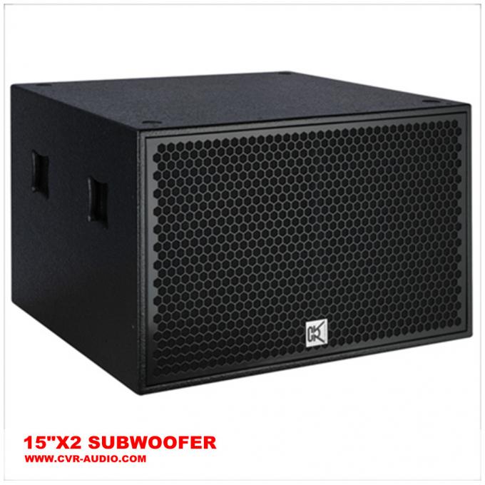 Nachtclub 1000 Watt Subwoofer-Audioprosprecher 15" X2 4" SPRACHspule
